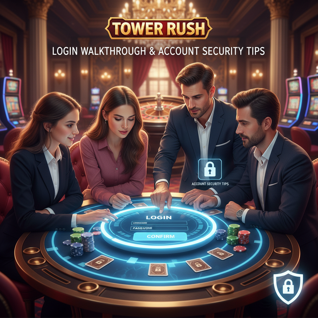 Tower rush login walkthrough and account security tips